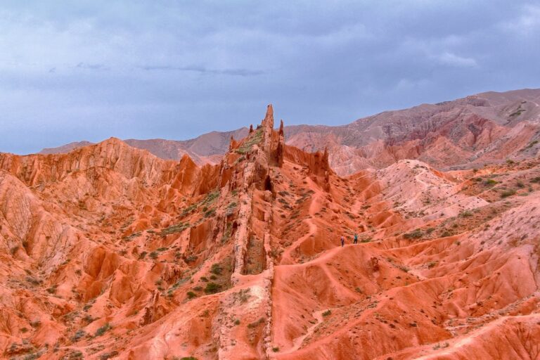 Вид с дрона Каньона Сказки