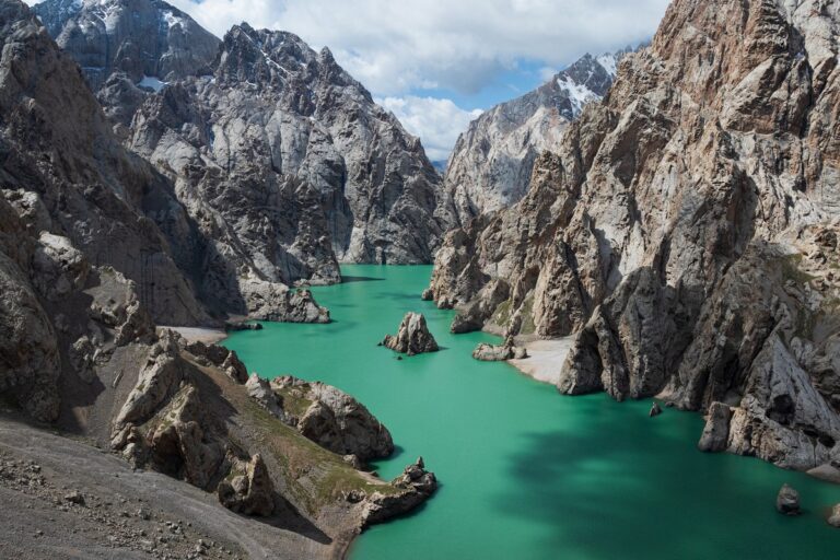 Кел-Суу вид с дрона